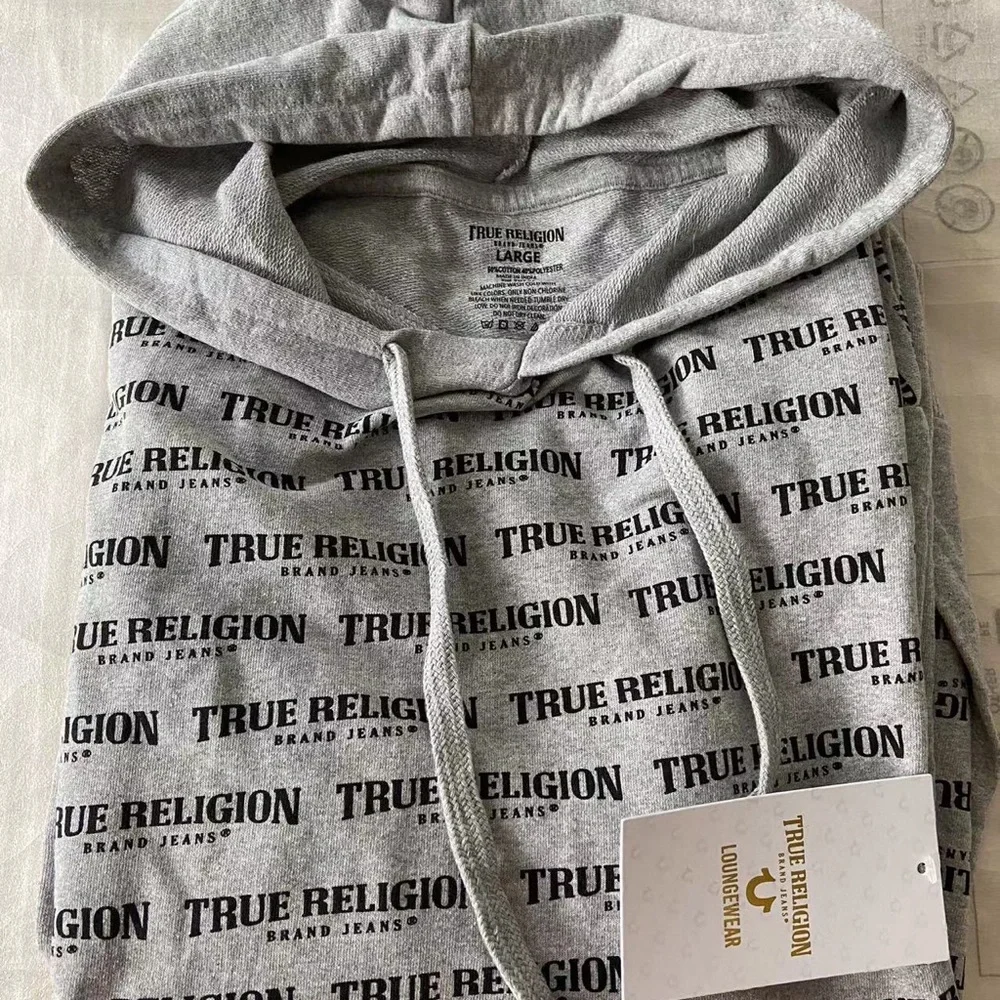 True Religion Men’s Loungewear Hoodie Size Large